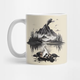 Camp Fire 90s Mug